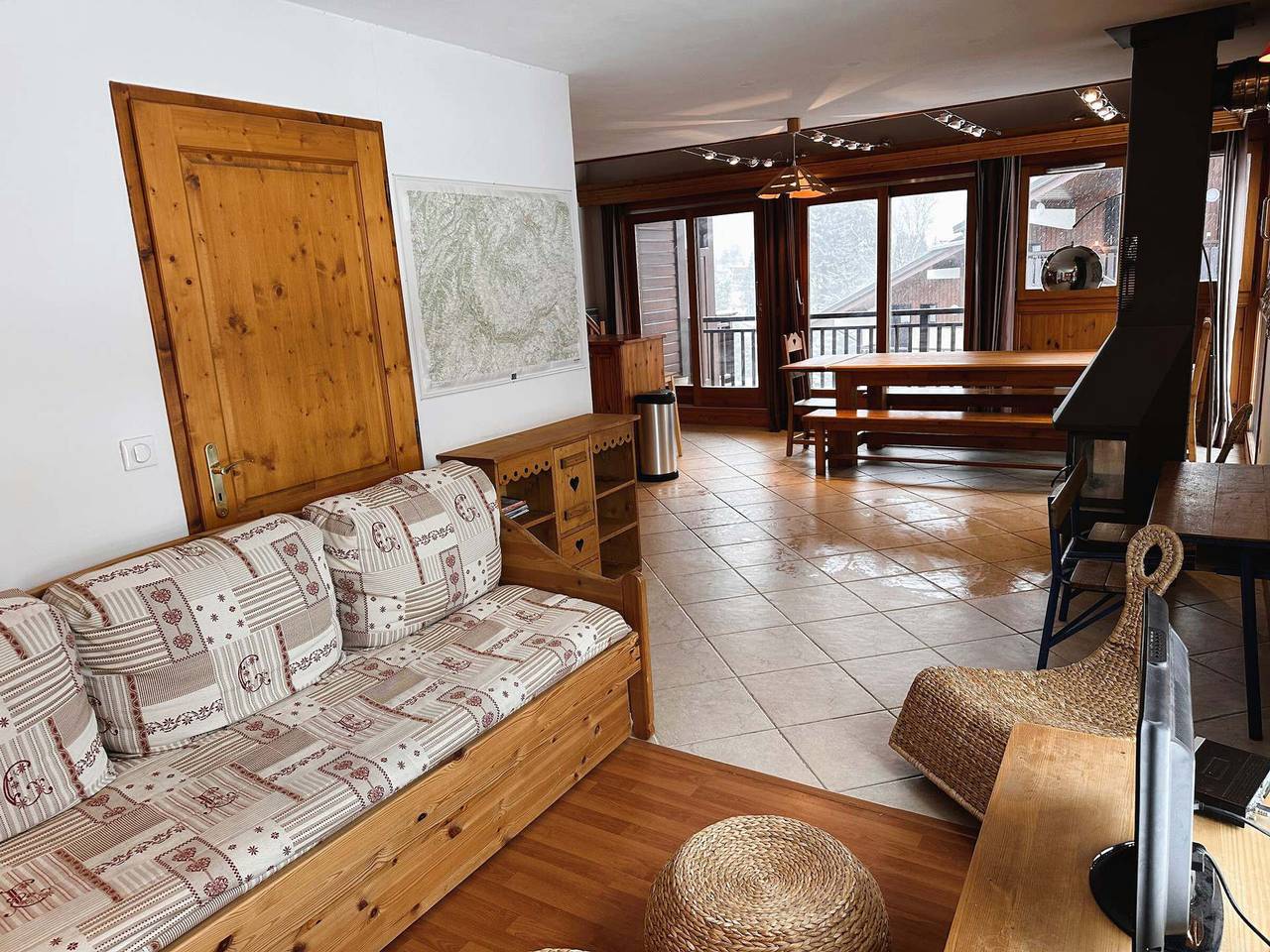 Ganze Wohnung, 5-Zimmer-Familien-Duplex, 8 Pers, 400m zu Geschäften in Pralognan-la-Vanoise, Nationalpark Vanoise