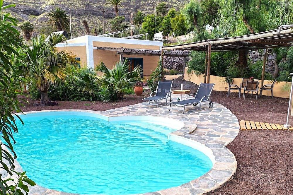 Casa Rural El Patio de Agaete mit Meerblick, privatem Pool und Wlan in El Risco, Agaete