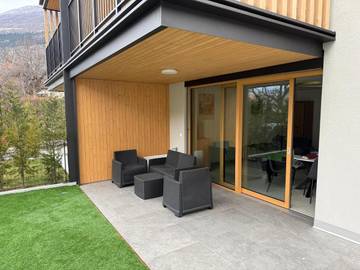 Gîte pour 2 personnes, avec terrasse et vue à Laas (Italie)