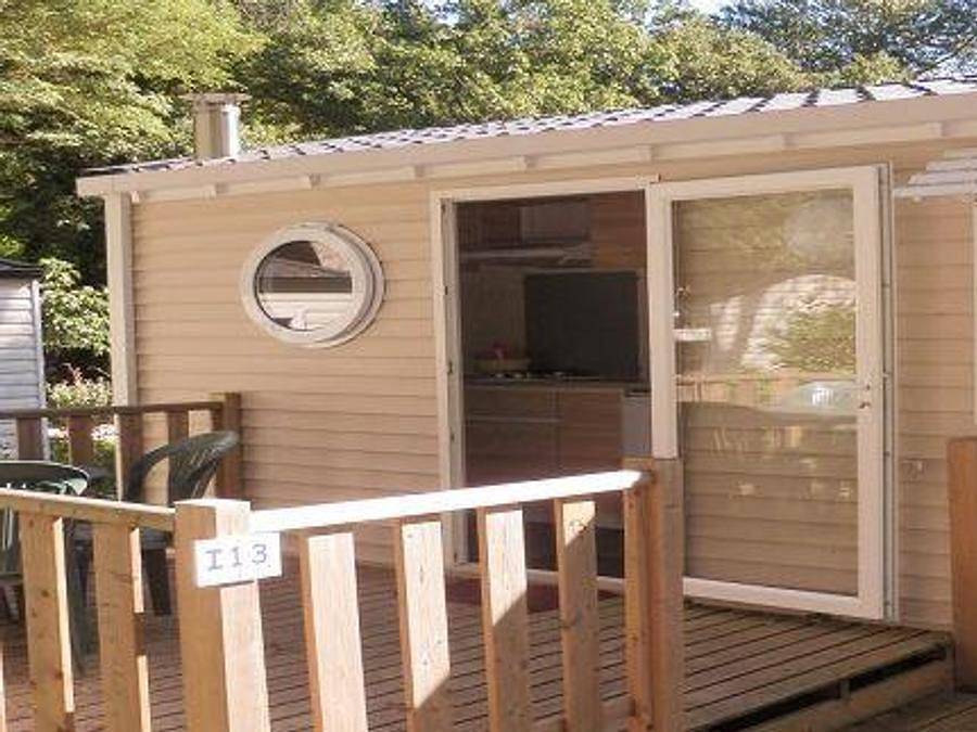Camping le Moulin du Pont d'Alies - Mobilheim 2 personen - O'Hara 18 m² in Saint-Martin-Lys, Regionaler Naturpark Corbières-Fenouillèdes
