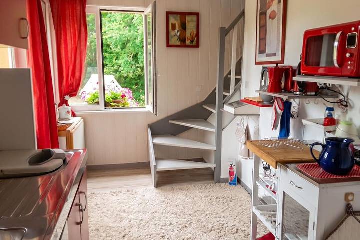 Appartement de vacances pour 2 personnes, avec Terrasse et Jardin