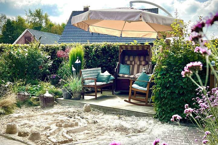 Ferienwohnung für 5 Personen, mit Terrasse und Garten