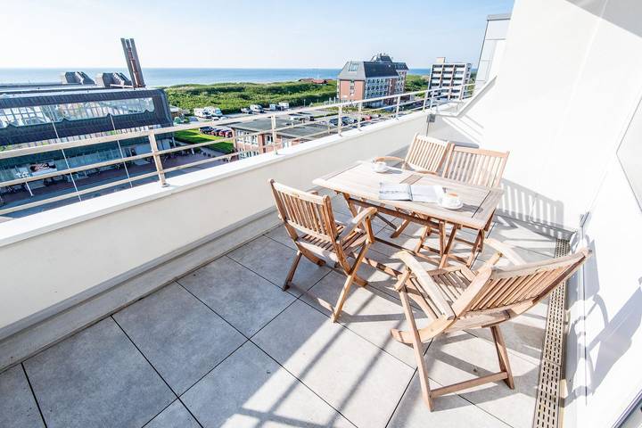 Ferienwohnung für 4 Personen, mit Balkon und Seeblick auf Sylt