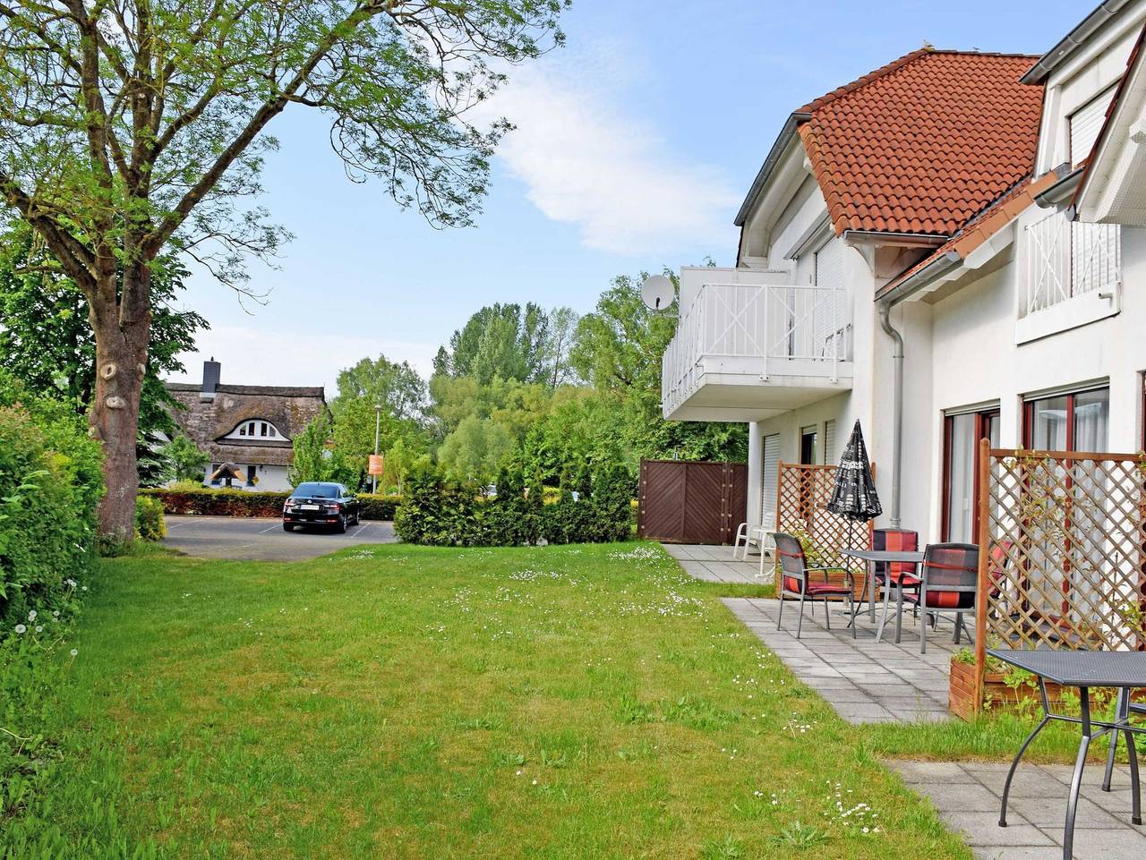 Ganze Ferienwohnung, Ferienwohnung Victoria mit Terrasse und Gartenblick - Ferienwohnung Victoria mit Terrasse und Gartenblick W 05 in Gustow, Stralsund Umland