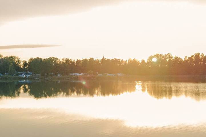 Bungalow für 3 Personen, mit Balkon und Sauna im Spreewald