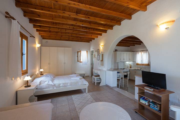 Studio für 4 Personen, mit Garten und Balkon auf Paros - 3