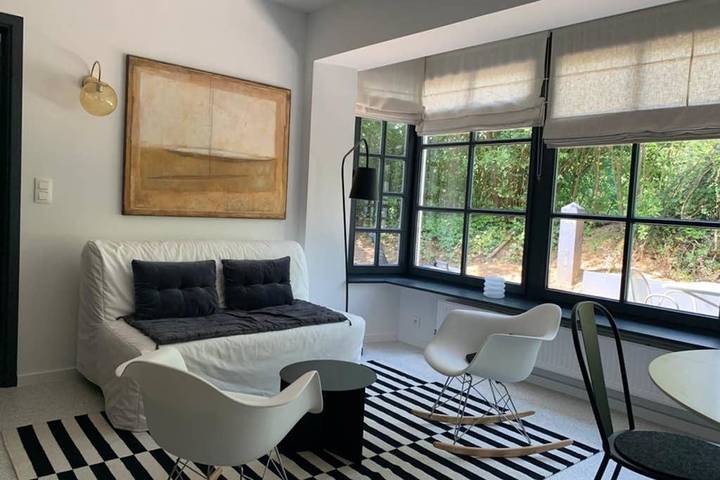 Appartement de vacances pour 4 personnes, avec Balcon ainsi que Terrasse et Jardin à Uccle