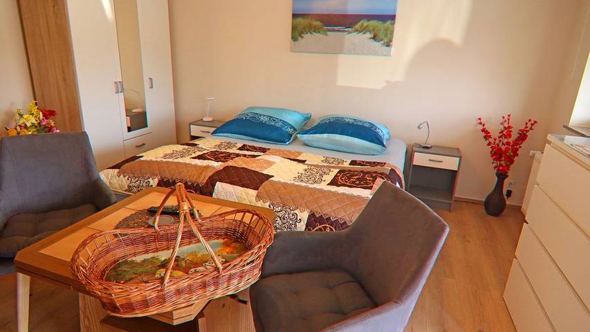 Bungalow für 2 Personen, mit Garten am Salzhaff