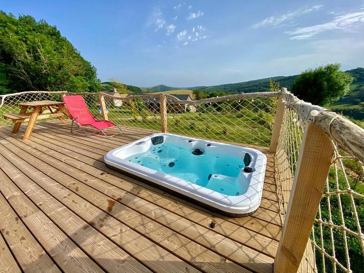 Location de vacances pour 4 personnes, avec jardin et vue, animaux acceptés à Saint-Beauzély - 4