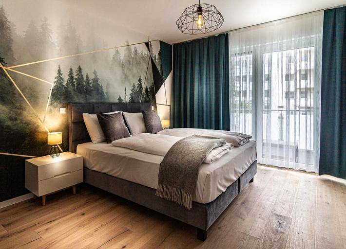 Appartement de vacances pour 9 personnes, avec Balcon et Terrasse ainsi que Jardin et Vue à Düsseldorf