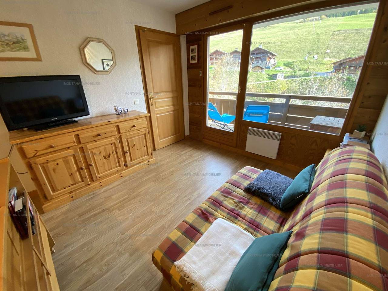 Apartamento entero, Cómodo T2 + rincón montaña cerca de pistas - 4 pers in Chinaillon, Le Grand-Bornand