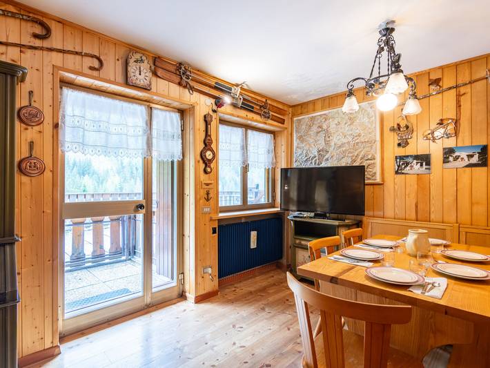 Ferienwohnung für 3 Personen, mit Terrasse im Val di Fassa - 2