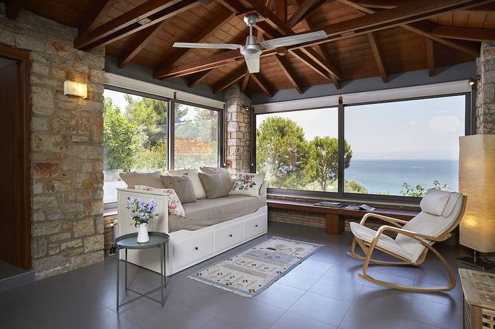 Ferienhaus für 12 Personen, mit Balkon und Garten in Xiropigado