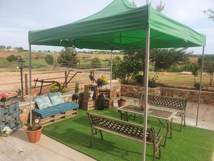 Casa rural para 5 personas, con jardín además de piscina y vistas en Parque natural de las Lagunas de Ruidera - 4