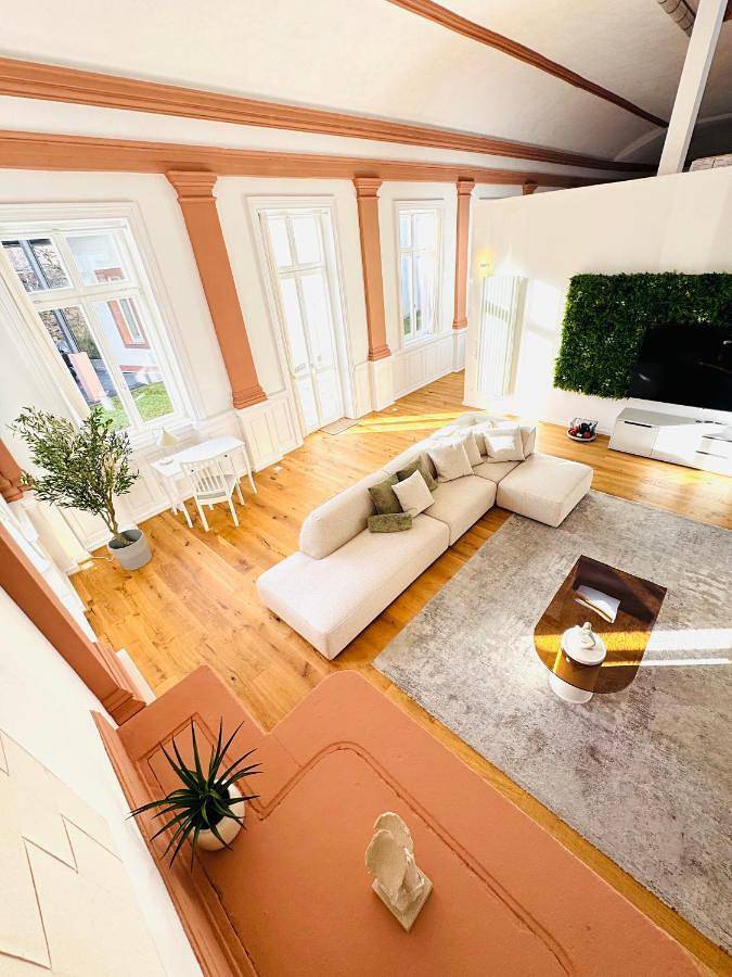 Ferienwohnung für 6 Personen, mit Terrasse und Garten sowie Sauna in Seeheim-Jugenheim