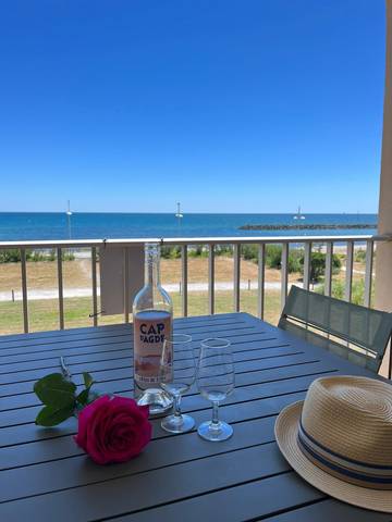 Gîte pour 4 personnes, avec terrasse dans Plage du Môle