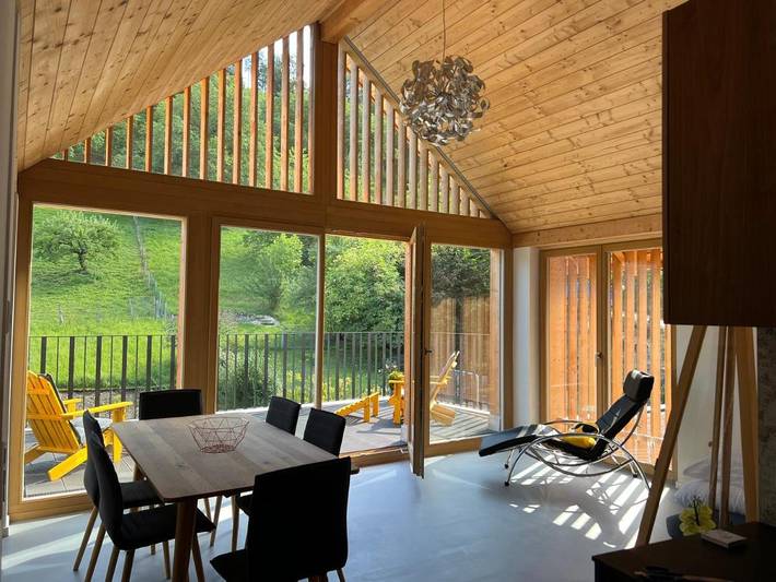 Gîte pour 7 personnes, avec vue et jardin à Schaffhausen