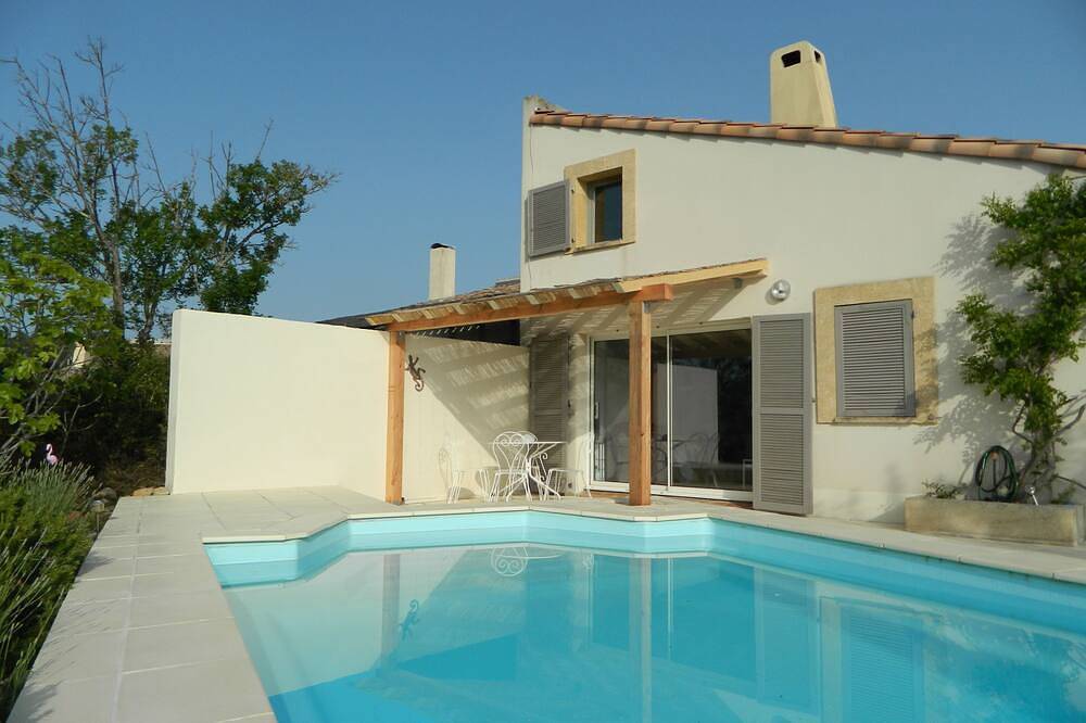 Belle villa contemporaine de 2 chambres avec piscine privée et vue imprenable in Durban-Corbières, Côte méditerranéenne (France)
