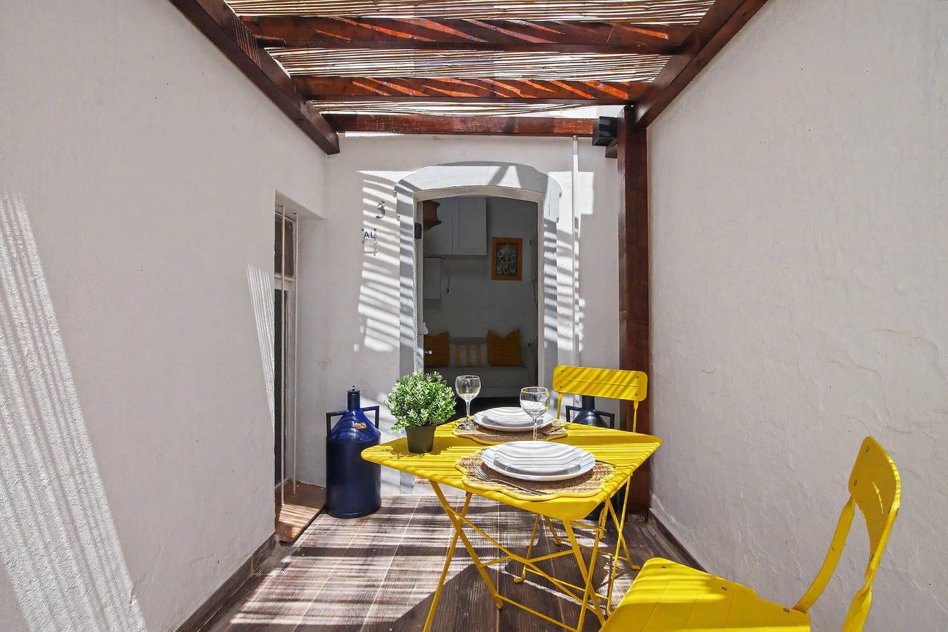 Ferienhaus 'Cacela Inn 3' mit Gemeinschaftsterrasse, Wlan und Klimaanlage in Manta Rota, Parque Natural da Ria Formosa