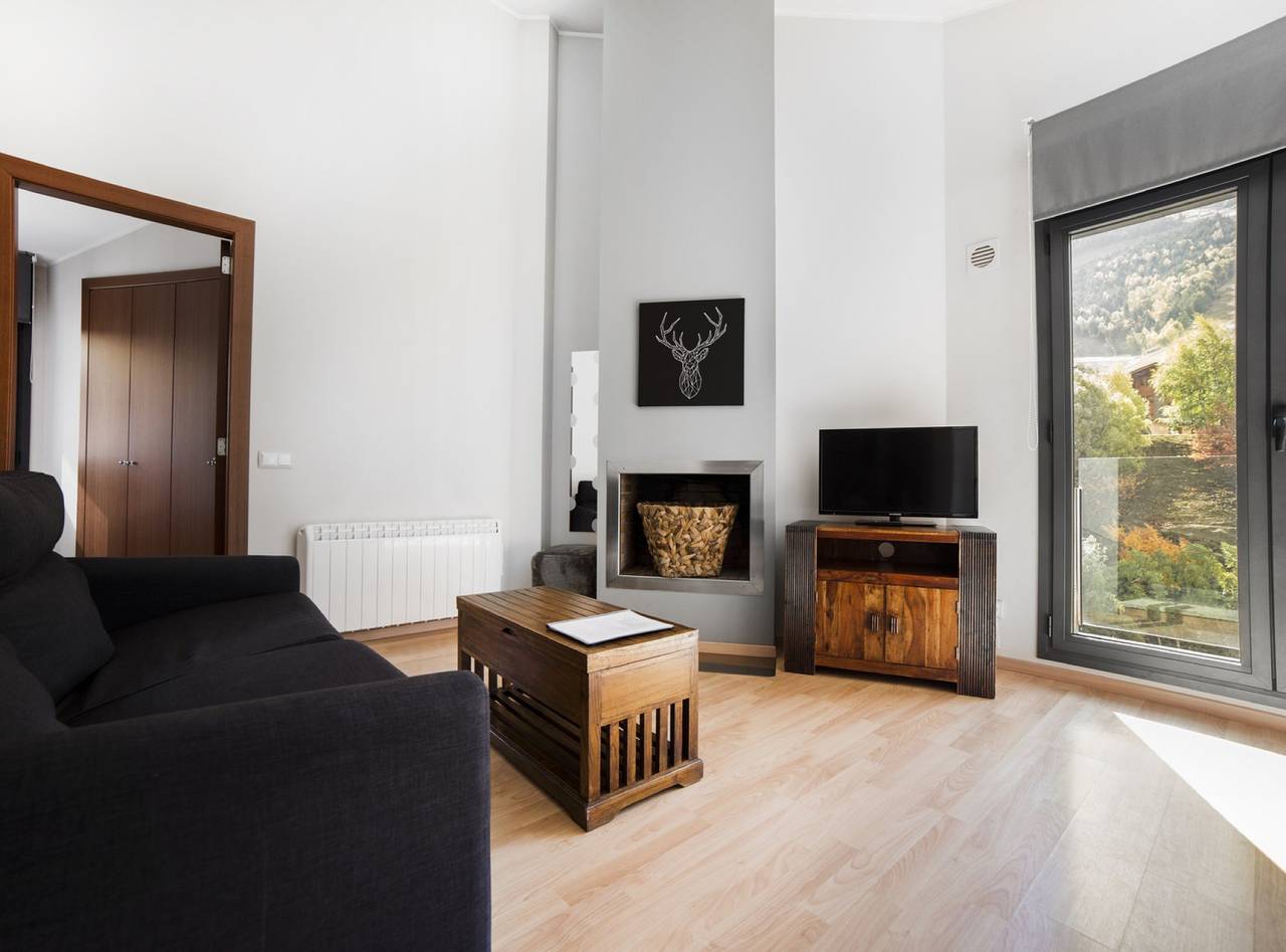 Ganze Wohnung, 1 Bedroom Apar. views. next to ski slopes. El Tarter.Floc 43 in El Tarter, Grandvalira