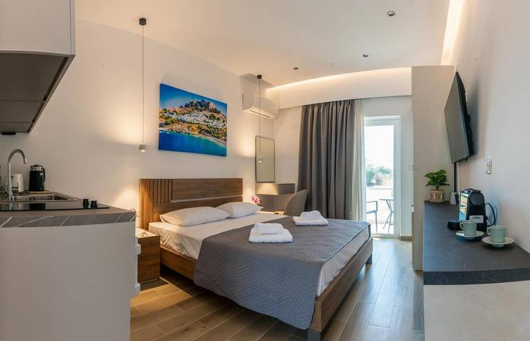 Ferienhaus für 2 Personen, mit Balkon und Terrasse sowie Garten und Ausblick