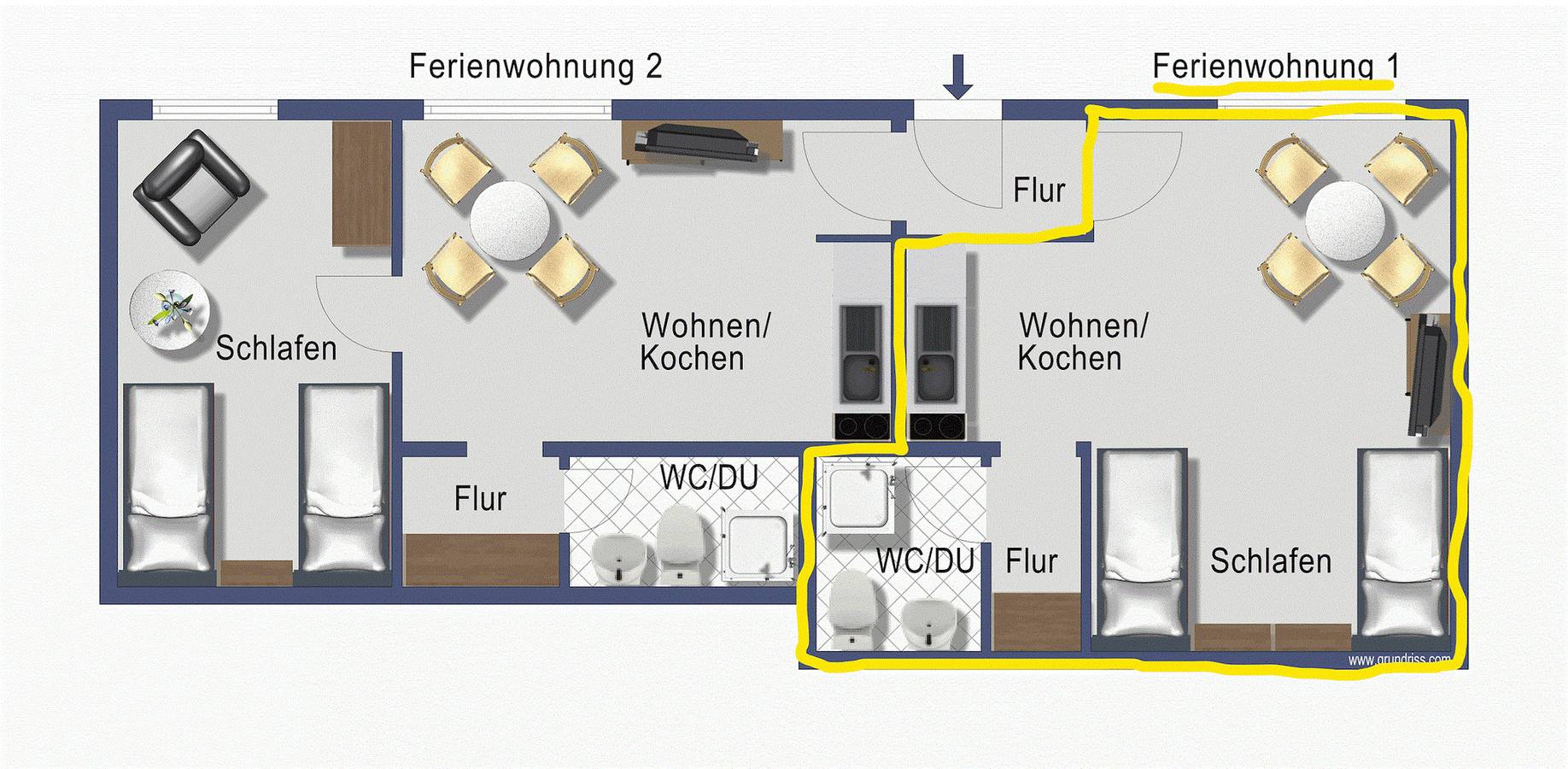 Geheel vakantieappartement, Ferienwohnungen Hammermühle in Wahlrod, Westerwald