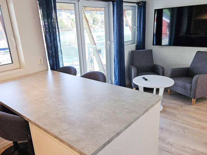 Ganze Wohnung, 4 Personen Ferienhaus in Sørbøvåg in Hyllestad