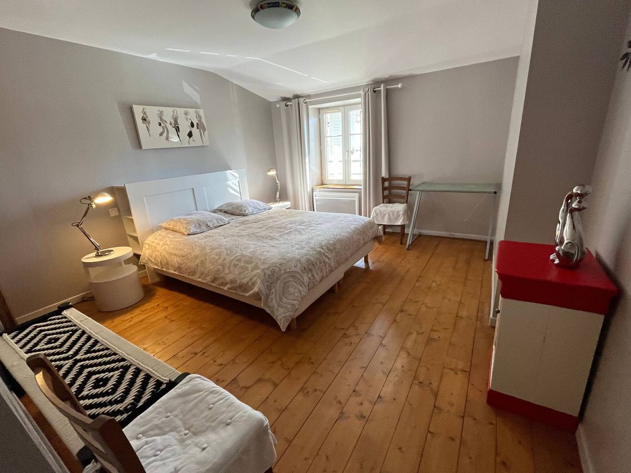 Gîte de Charme avec Terrasse près de Bourbonne-les-Bains, 2 chambres, poêle à bois, Wifi inclus in Lironcourt, Neufchâteau
