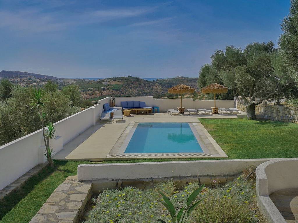 Aspruga Comfortabele vakantiewoning in Pitsidia, Iraklio-Heraklion en omgeving