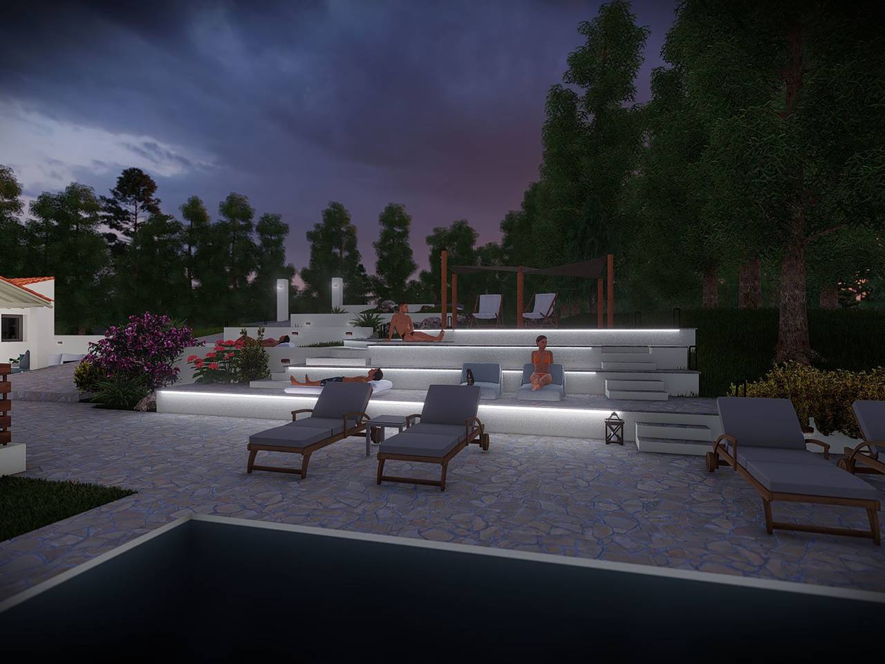 Villa Pine Trees bei Kardous, Skopelos Privater Pool in Islas Espóradas