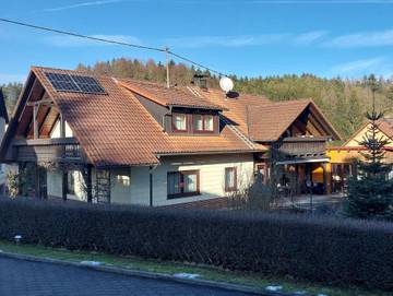 Ferienwohnung für 5 Personen, mit Garten und Balkon in Obertrubach