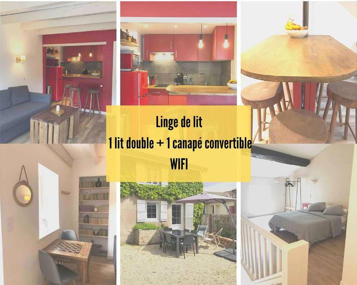 Location de vacances pour 4 personnes, avec vue ainsi que jardin et terrasse à Solutré-Pouilly - 2