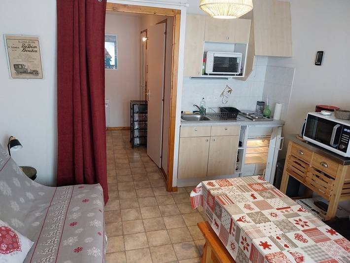 Studio pour 4 personnes, avec balcon