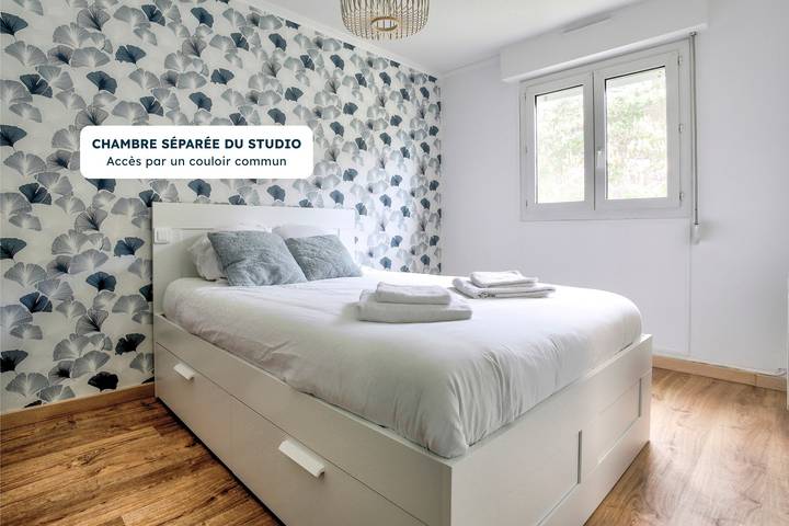 Apartamento entero, Les Ebihens - Studio + chambre à accès séparé in Saint-Cast-le-Guildo, Región de Dinan