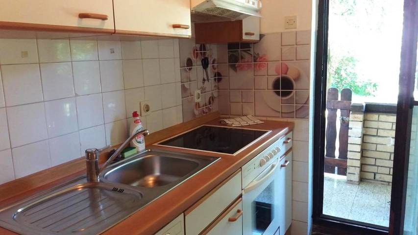 Appartement de vacances pour 4 personnes, avec vue ainsi que terrasse et jardin