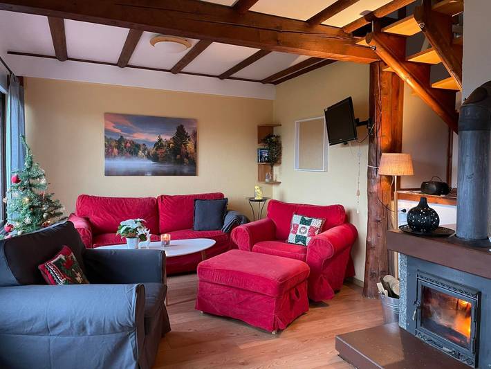 Ferienhaus für 6 Personen, mit Balkon und Terrasse sowie Garten und Seeblick in Hessen - 3