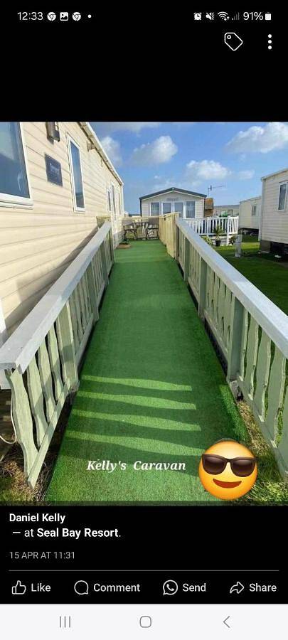 Kelly's caravan in Selsey, West Sussex