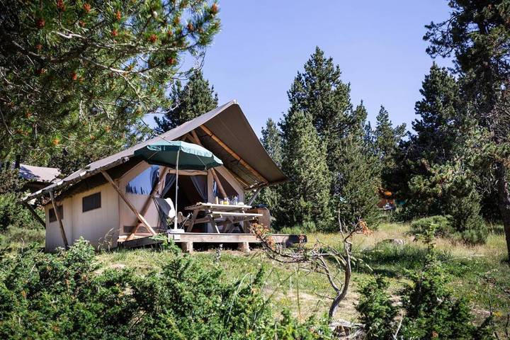 Camping pour 6 personnes, avec piscine et terrasse, animaux acceptés à Font-Romeu-Odeillo-Via - 4