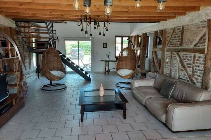 Gîte pour 15 personnes, avec jacuzzi à Toutenant