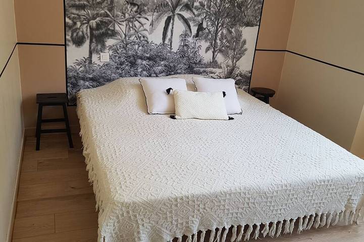 Gîte pour 4 personnes, avec balcon et jardin dans l' Aveyron