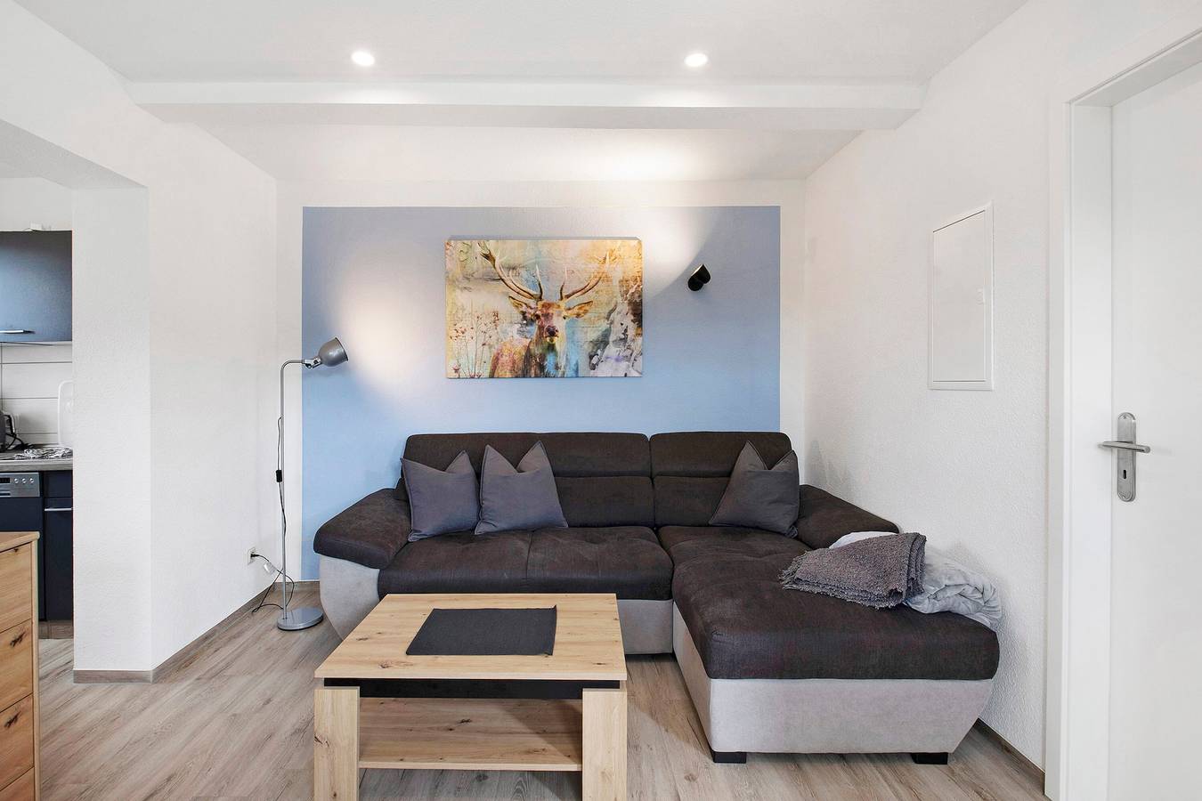 Ganze Wohnung, Ferienwohnung 'Pfauenhof' mit Bergblick, Balkon und Wi-Fi in Neustadt/Harz, Harzvorland