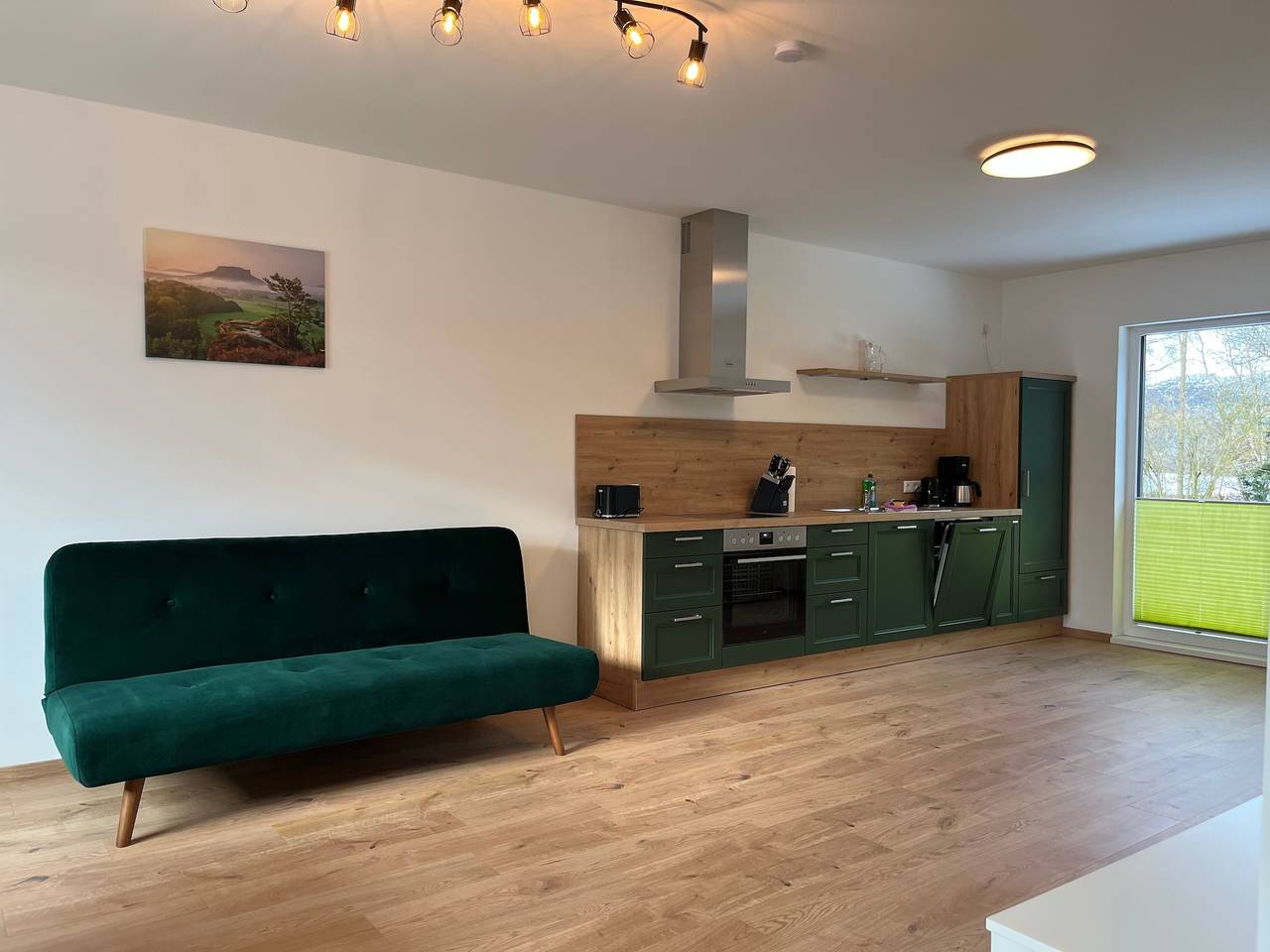 Ganze Ferienwohnung, 4-Steine-Blick, Wohnung "Zum Winterberg" in Reinhardtsdorf-Schöna, Elbsandsteingebirge