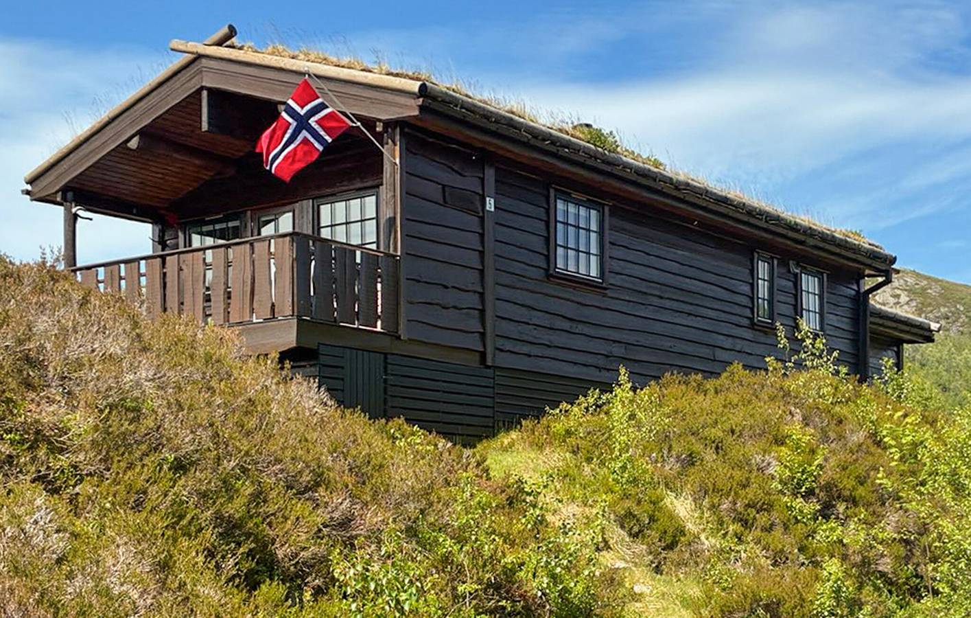 Feriehus for 10 personer med terrasse in Sirdal 