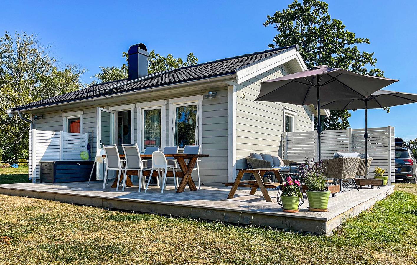 Hus för 4 Personer, med trädgård och bastu