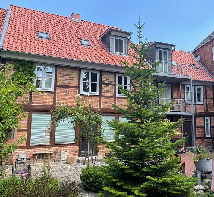 Ferienwohnung für 4 Personen, mit Balkon und Ausblick in Boizenburg/Elbe