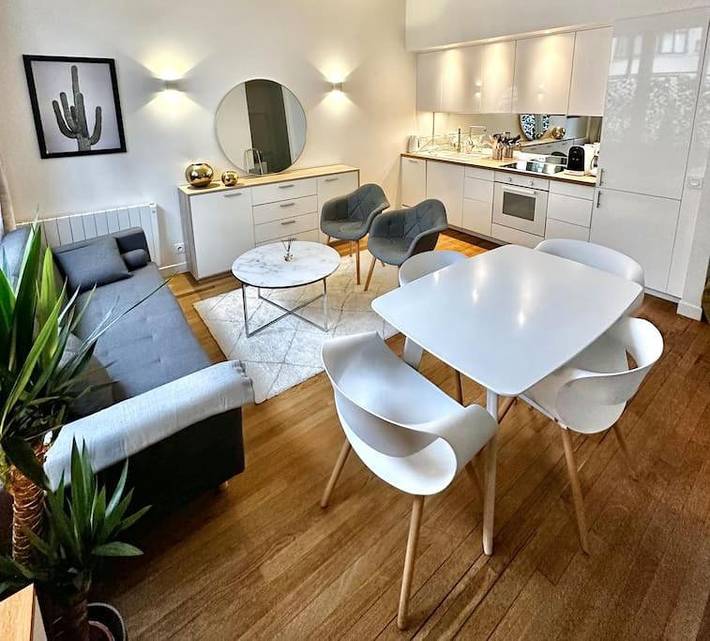 Appartement de vacances pour 4 personnes, avec jardin, animaux acceptés