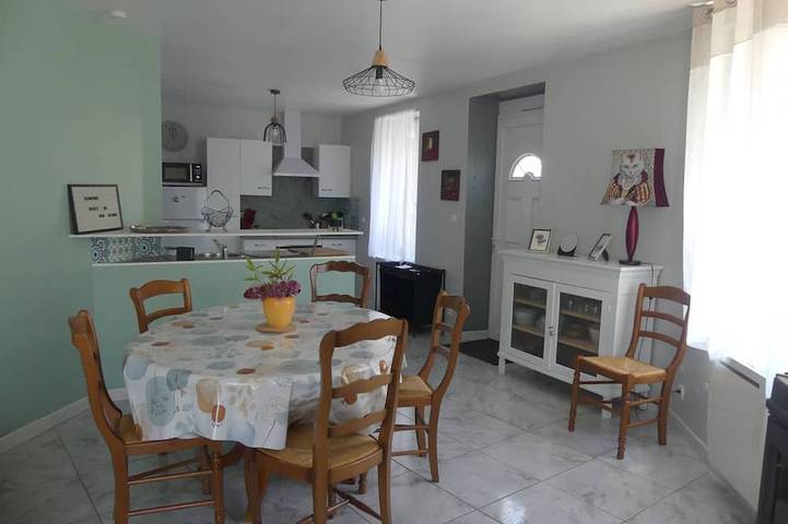 Maison de vacances pour 6 personnes, avec jardin, animaux acceptés