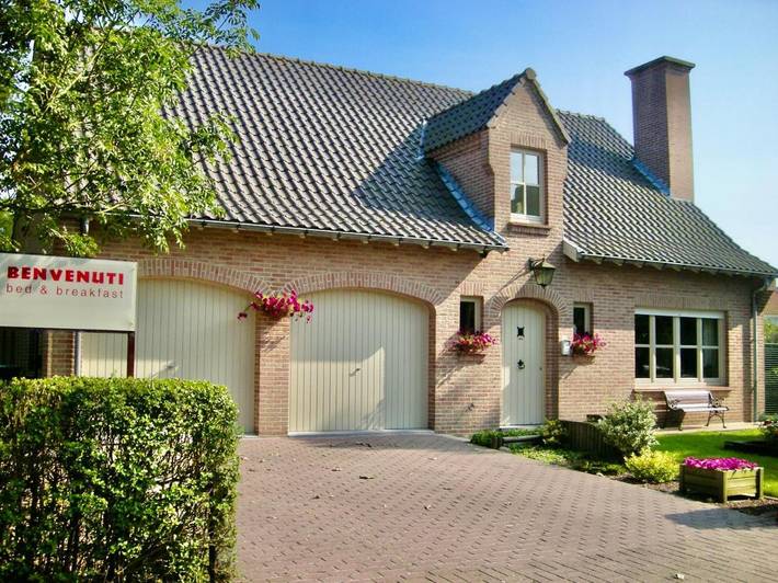 Chambre d’hôte pour 2 personnes, avec Terrasse et Jardin ainsi que Piscine et Vue dans Plage Centrale Zuydcoote