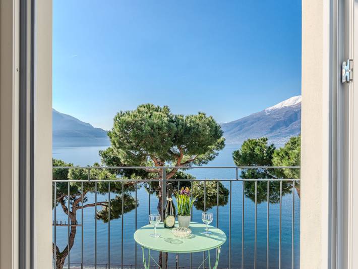 Ferienwohnung für 6 Personen, mit Seeblick und Balkon, mit Haustier in Domaso