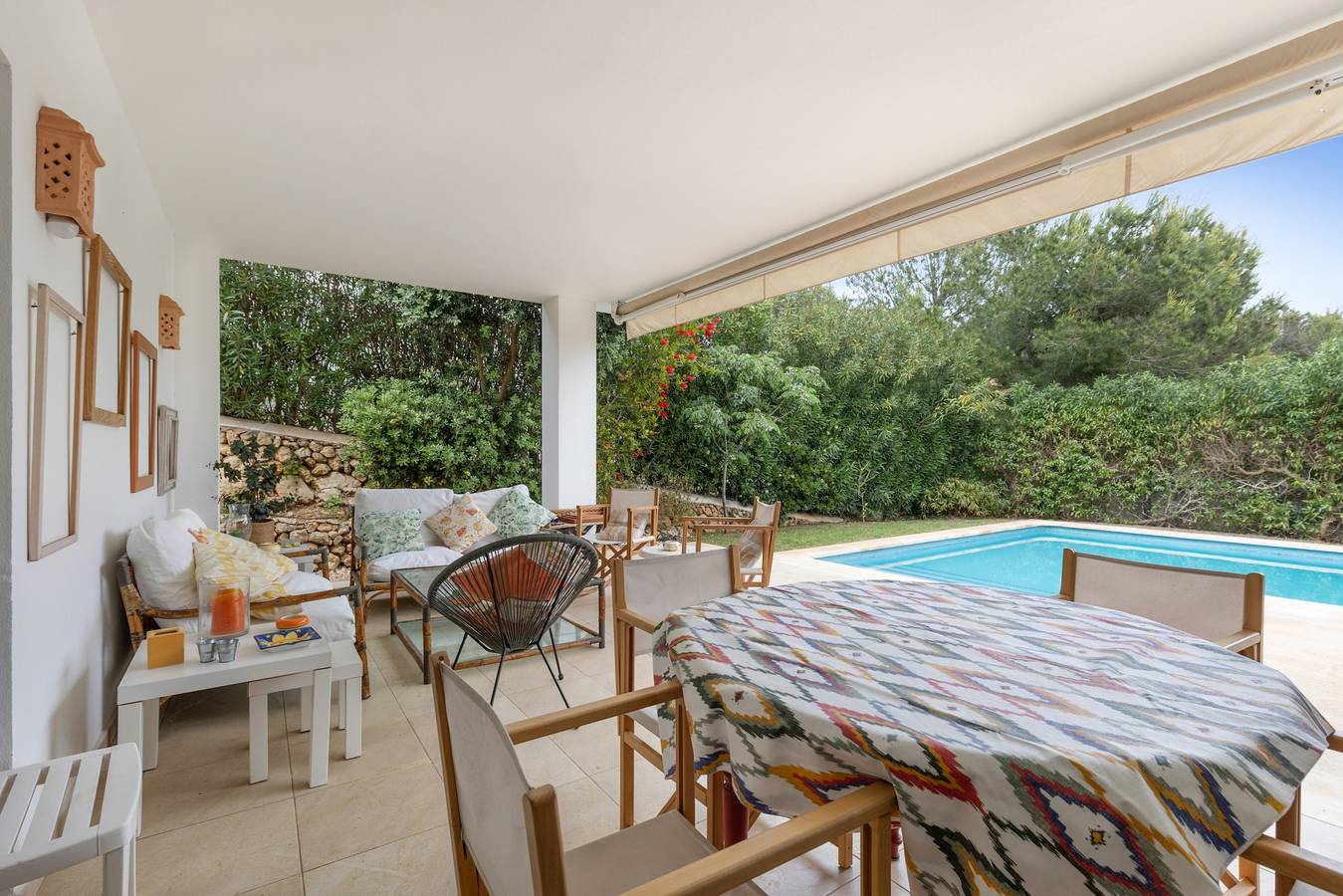 Casa de vacaciones 'Tres' con piscina privada, terraza privada y Wi-Fi in Coves Noves, Es Mercadal
